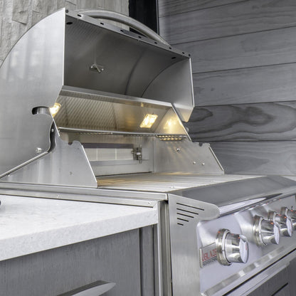 Blaze Professional LUX 44-Inch 4-Burner Built-In Gas Grill with Rotisserie