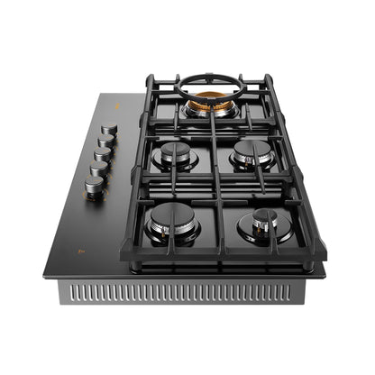 FOTILE GLG36501-Y 36-Inch 5-Burner Moonshadow Gas Cooktop