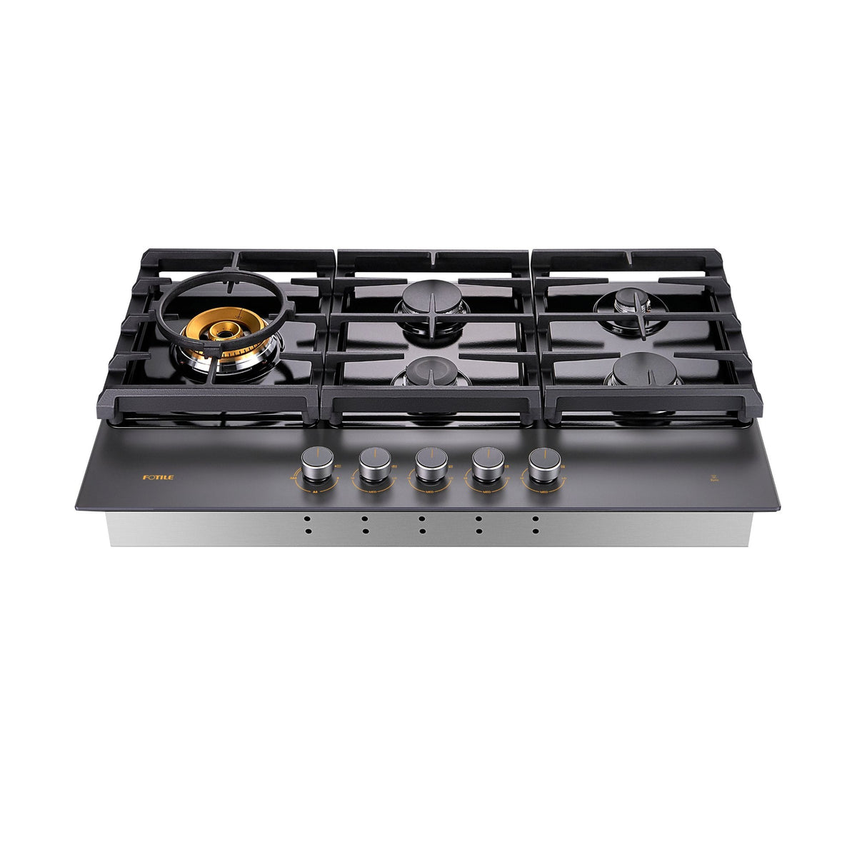 FOTILE GLG36501-Y 36-Inch 5-Burner Moonshadow Gas Cooktop