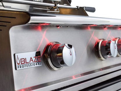 Blaze Professional LUX 44-Inch 4-Burner Built-In Gas Grill with Rotisserie