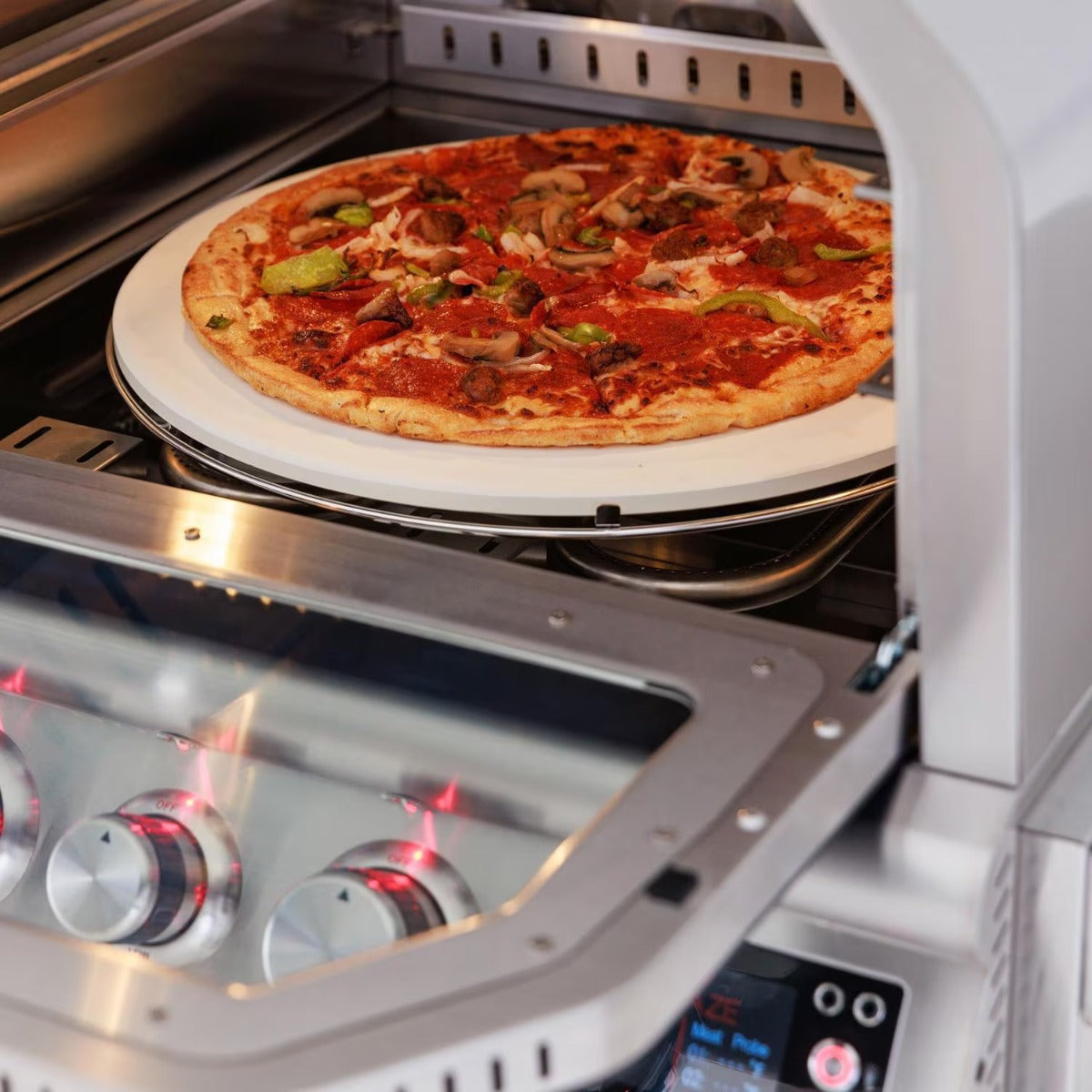 Blaze 26-Inch Freestanding Outdoor Oven with Rotisserie
