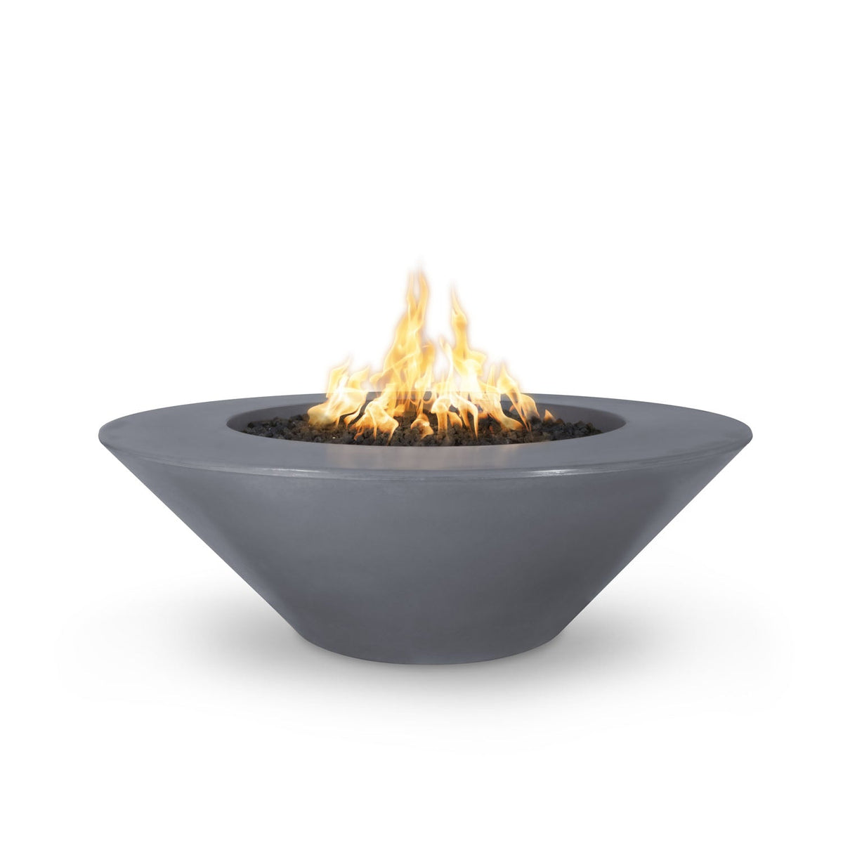 Cazo 48" Wide Ledge GFRC Concrete Fire Pit by The Outdoor Plus