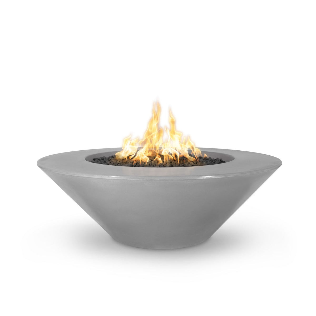 Cazo 48" Wide Ledge GFRC Concrete Fire Pit by The Outdoor Plus