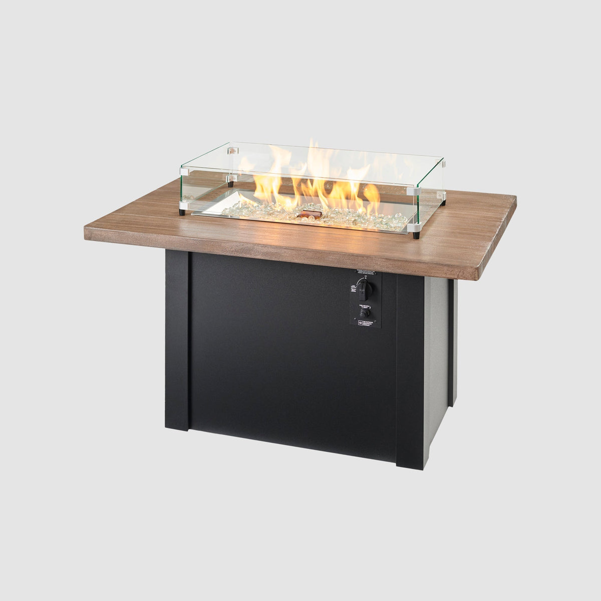 Havenwood 44-Inch Rectangular Gas Fire Pit Table by Outdoor GreatRoom