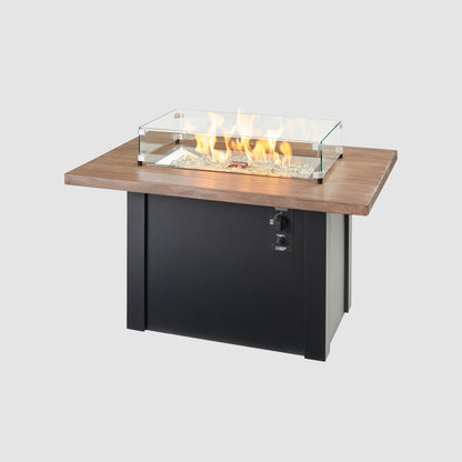 Havenwood 44-Inch Rectangular Gas Fire Pit Table by Outdoor GreatRoom