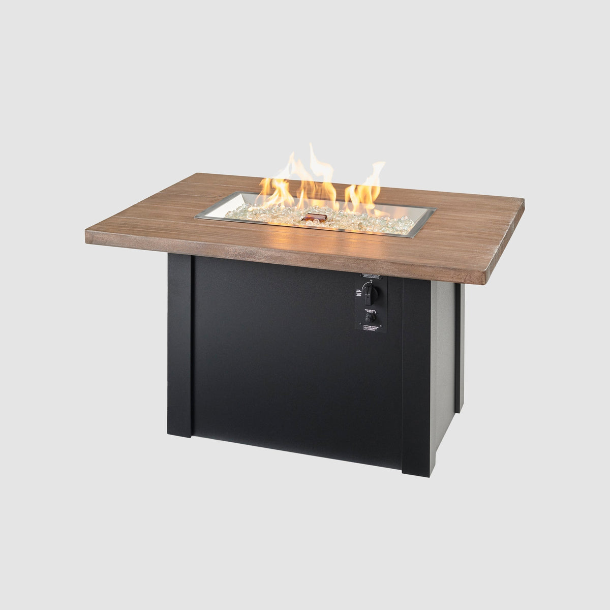 Havenwood 44-Inch Rectangular Gas Fire Pit Table by Outdoor GreatRoom