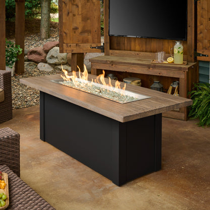 Havenwood 62-Inch Linear Gas Fire Pit Table by Outdoor GreatRoom