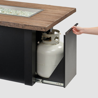 Havenwood 62-Inch Linear Gas Fire Pit Table by Outdoor GreatRoom