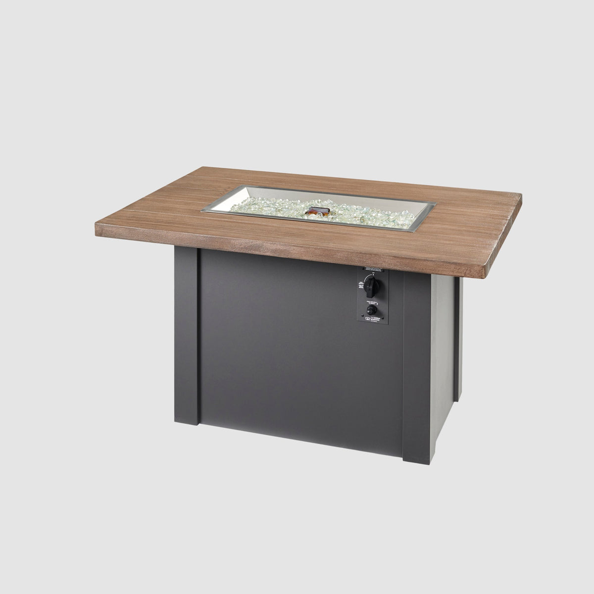 Havenwood 44-Inch Rectangular Gas Fire Pit Table by Outdoor GreatRoom
