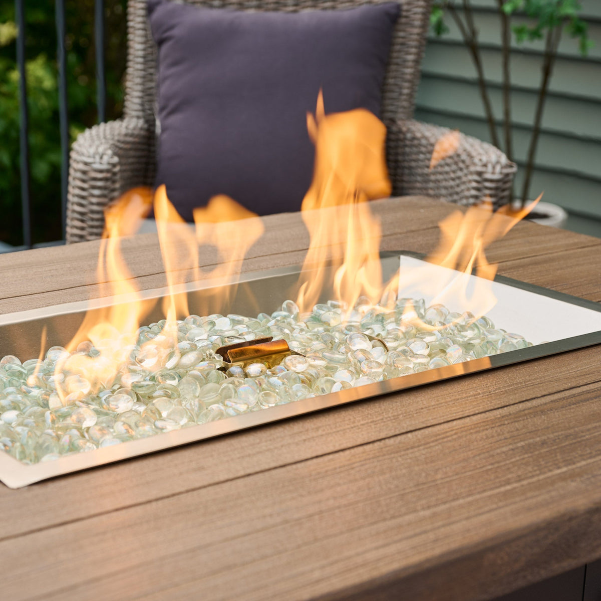 Havenwood 44-Inch Rectangular Gas Fire Pit Table by Outdoor GreatRoom