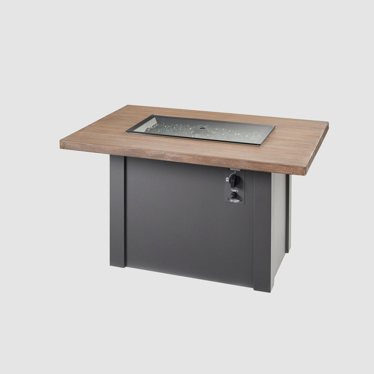 Havenwood 44-Inch Rectangular Gas Fire Pit Table by Outdoor GreatRoom