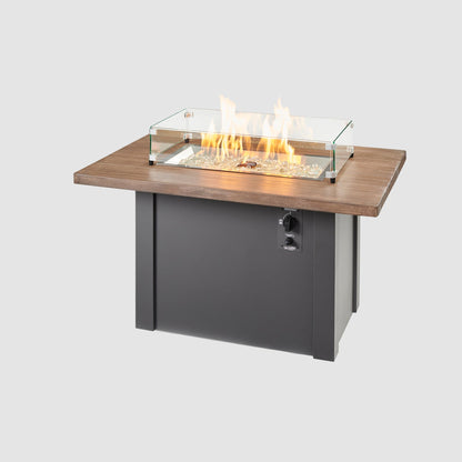 Havenwood 44-Inch Rectangular Gas Fire Pit Table by Outdoor GreatRoom