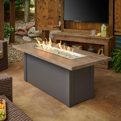 Havenwood 62-Inch Linear Gas Fire Pit Table by Outdoor GreatRoom
