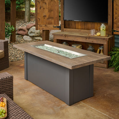 Havenwood 62-Inch Linear Gas Fire Pit Table by Outdoor GreatRoom