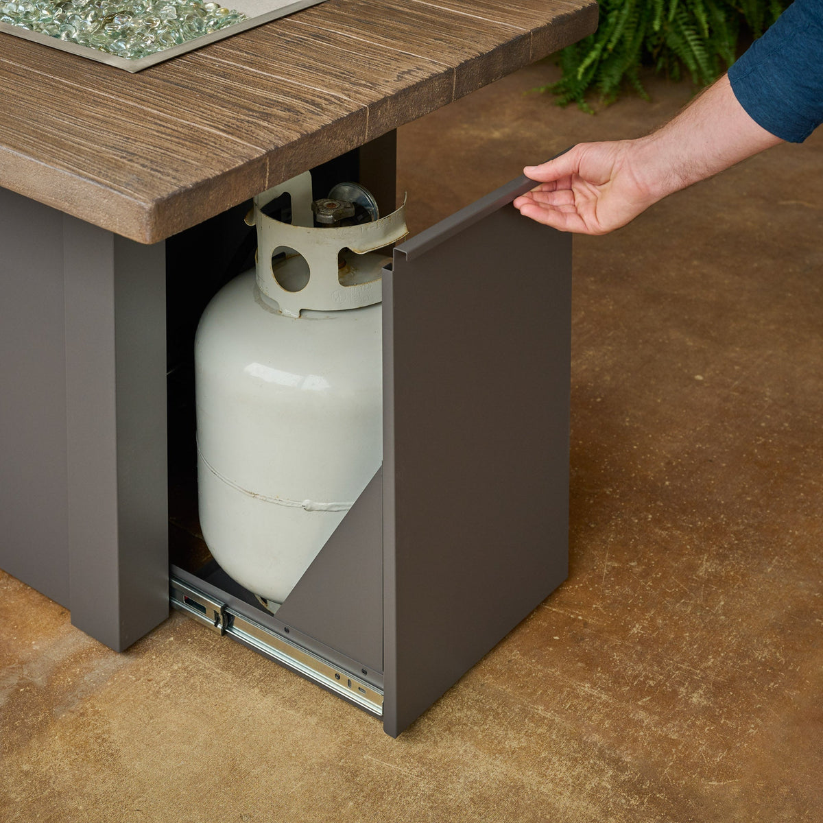 Havenwood 62-Inch Linear Gas Fire Pit Table by Outdoor GreatRoom