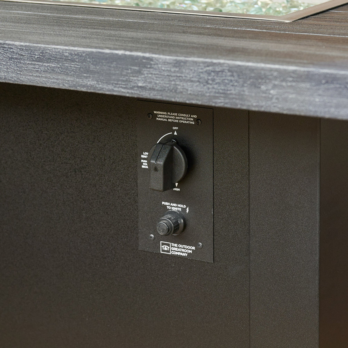 Havenwood 62-Inch Linear Gas Fire Pit Table by Outdoor GreatRoom