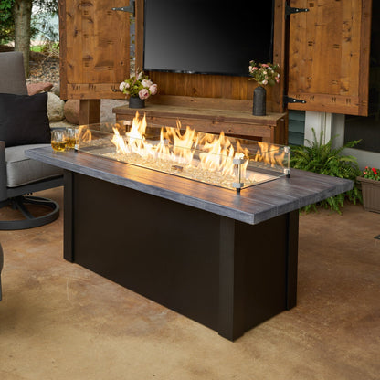 Havenwood 62-Inch Linear Gas Fire Pit Table by Outdoor GreatRoom