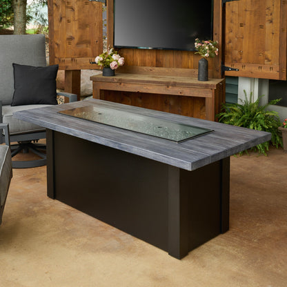 Havenwood 62-Inch Linear Gas Fire Pit Table by Outdoor GreatRoom