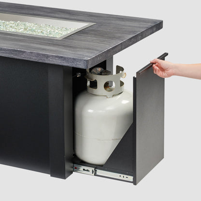 Havenwood 62-Inch Linear Gas Fire Pit Table by Outdoor GreatRoom
