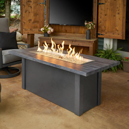 Havenwood 62-Inch Linear Gas Fire Pit Table by Outdoor GreatRoom