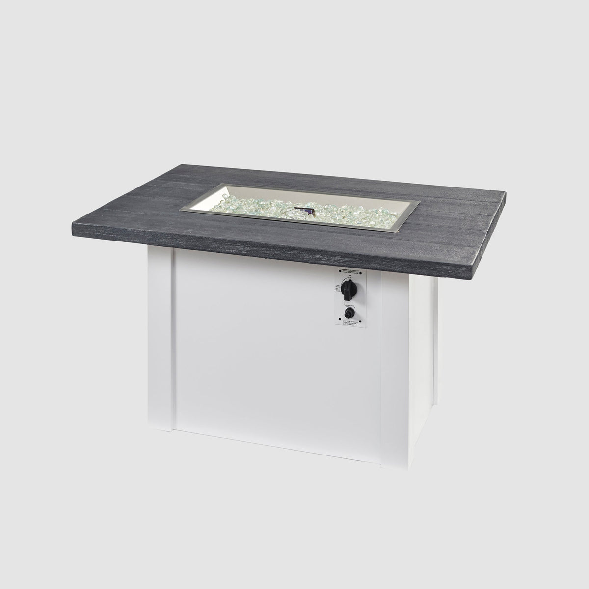Havenwood 44-Inch Rectangular Gas Fire Pit Table by Outdoor GreatRoom