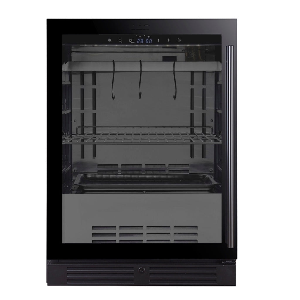 KingsBottle 24-Inch Glass-Door Dry-Aging Refrigerator