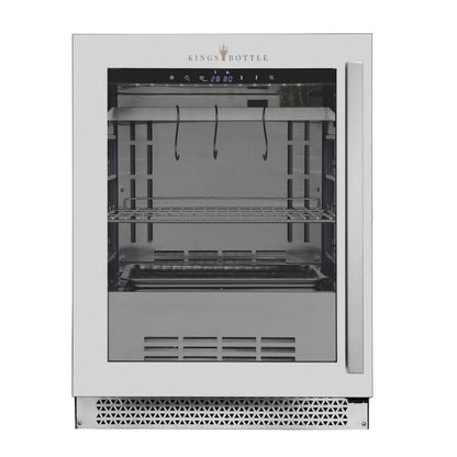 KingsBottle 24-Inch Glass-Door Dry-Aging Refrigerator