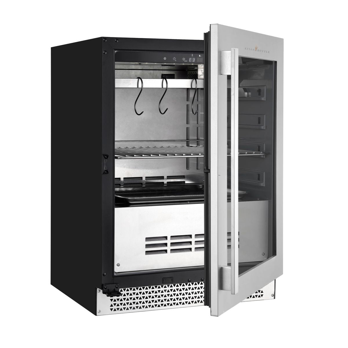 KingsBottle 24-Inch Glass-Door Dry-Aging Refrigerator