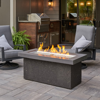 Outdoor GreatRoom Key Largo Linear Gas Fire Pit Table