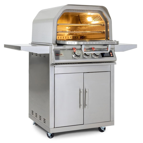 Blaze 26-Inch Freestanding Outdoor Oven with Rotisserie