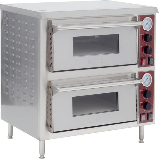 Commercial Oven, Double-Deck Countertop Electric Pizza/Bakery Oven