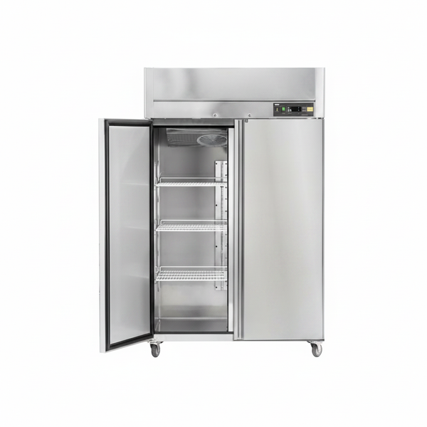 48" W Commercial Refrigerator Reach-In 36 Cu.Ft 2 Solid Door