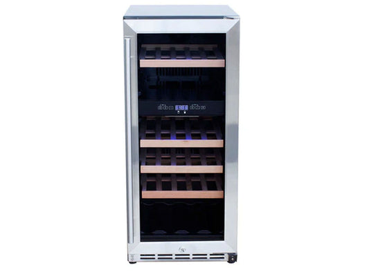 Summerset 15-Inch Dual-Zone Outdoor Wine Cooler