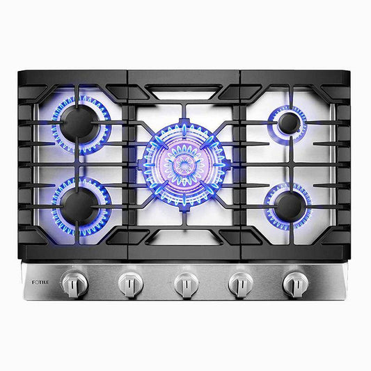FOTILE GLS30501 30-Inch 5-Burner Stainless Steel Gas Cooktop